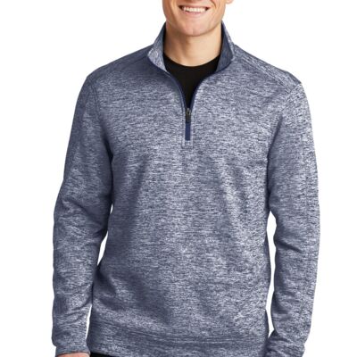 PosiCharge ® Electric Heather Fleece 1/4 Zip Pullover Thumbnail